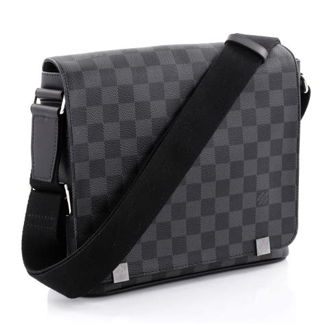 louis vuitton messenger bag district pm|louis vuitton damier messenger bag.